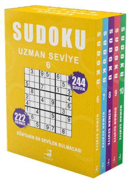Sudoku Uzman Seviye 5 Kitap Set