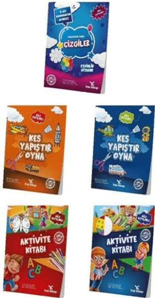 5-7 Yaş Okul Öncesi Aktivite Seti - 5 Kitap Takım