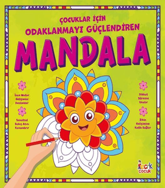 Çocuklar İçin Odaklanmayı Güçlendiren Mandala
