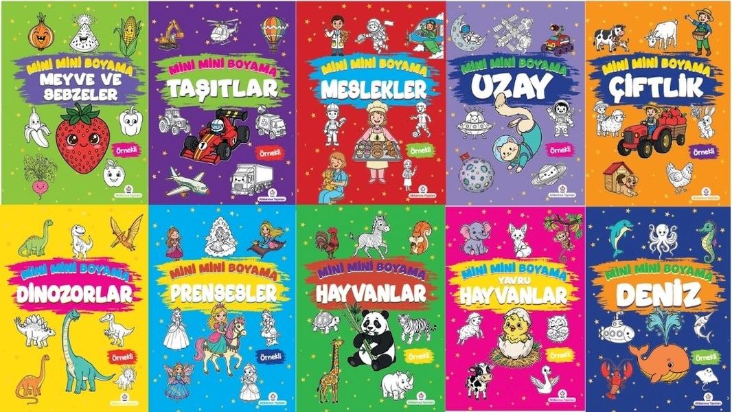 Mini Mini Boyama 10’lu Takım