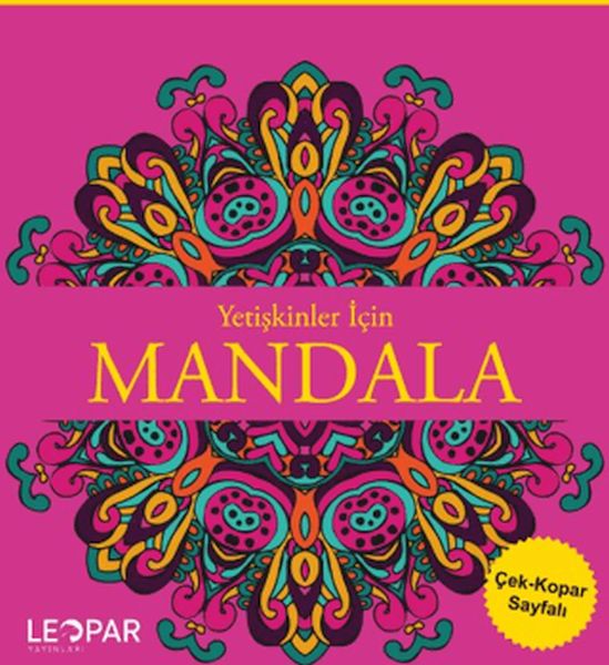Yetişkinler İçin Mandala - Pembe