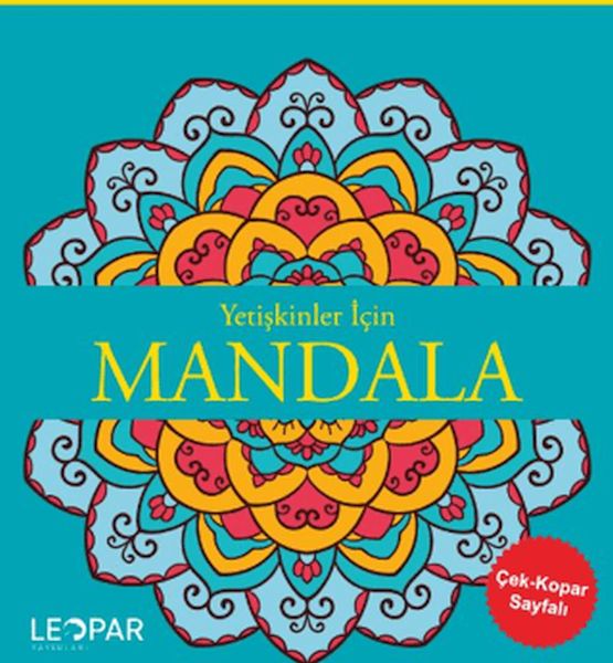 Yetişkinler İçin Mandala - Mavi
