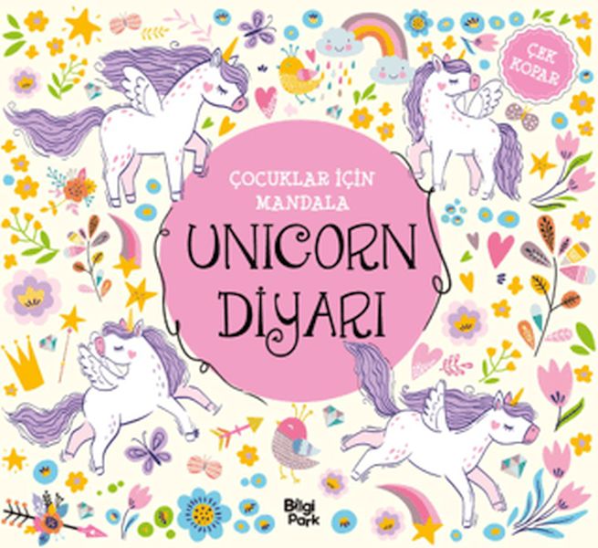 Çocuklar İçin Mandala - Unicorn Diyarı