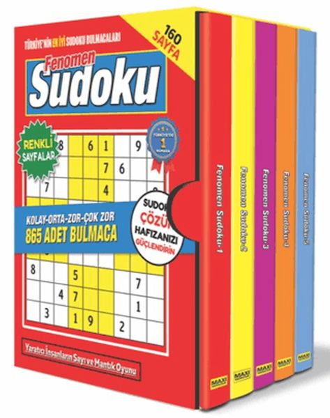 Fenomen Sudoku Bulmaca Seti - 5 Kitap